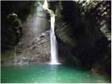 Kobarid - The Large Kozjak waterfall